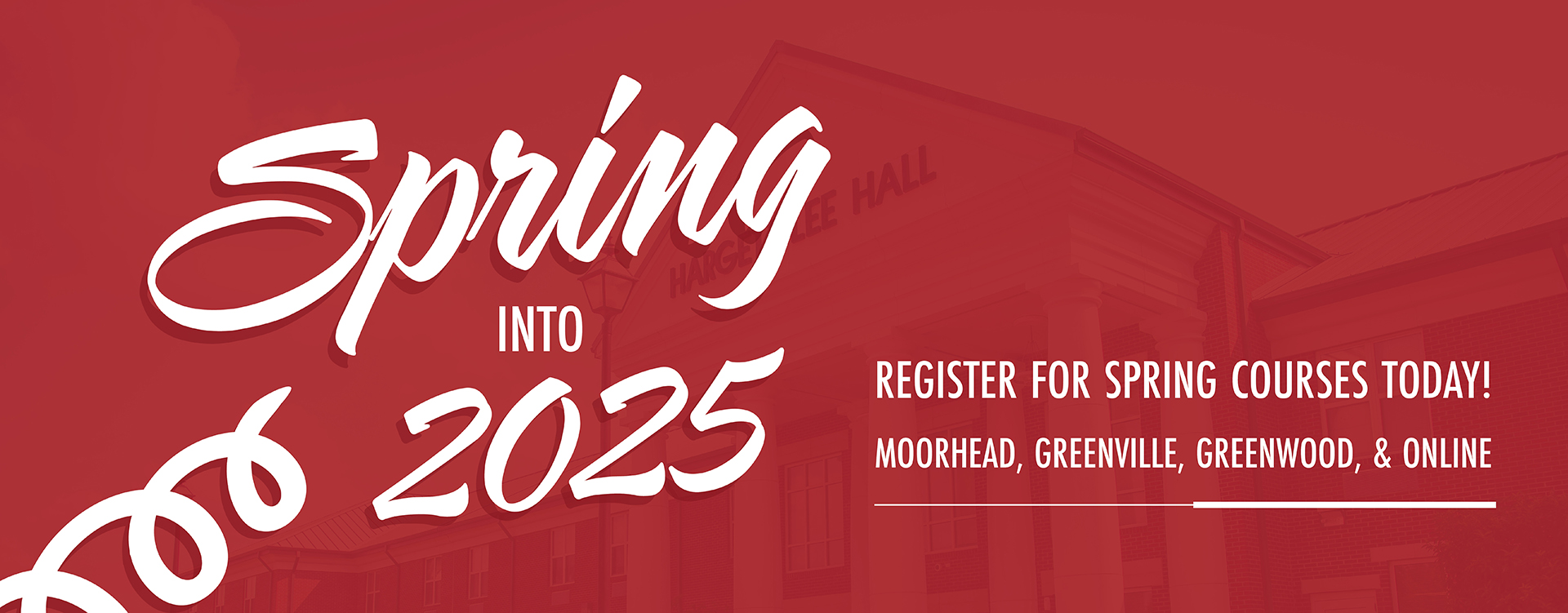 Registration for Spring 2025 courses is open